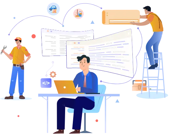 On Demand Service Illustration